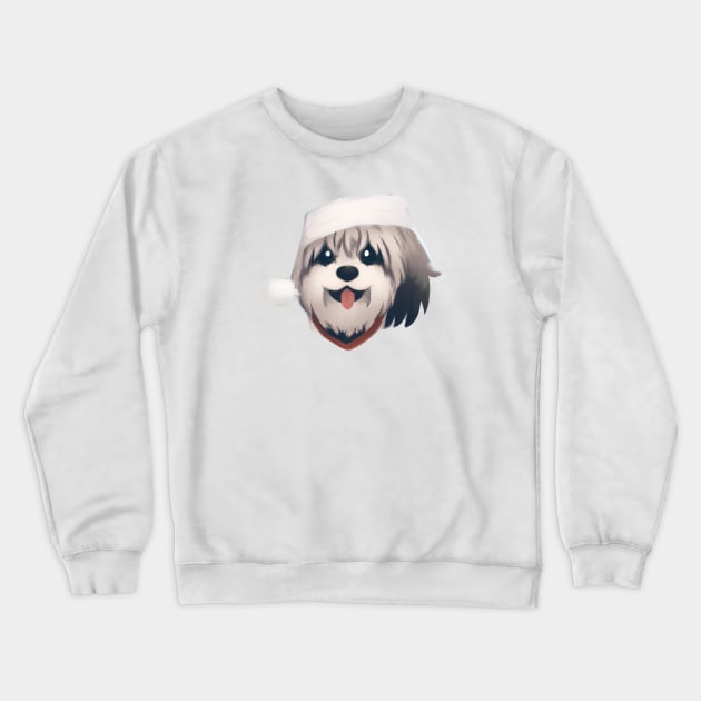 Cute Havanese Drawing Crewneck Sweatshirt by Play Zoo